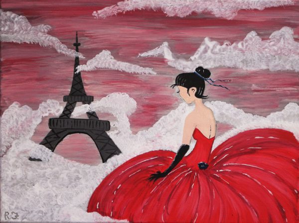 Párizsi álom akril festmény