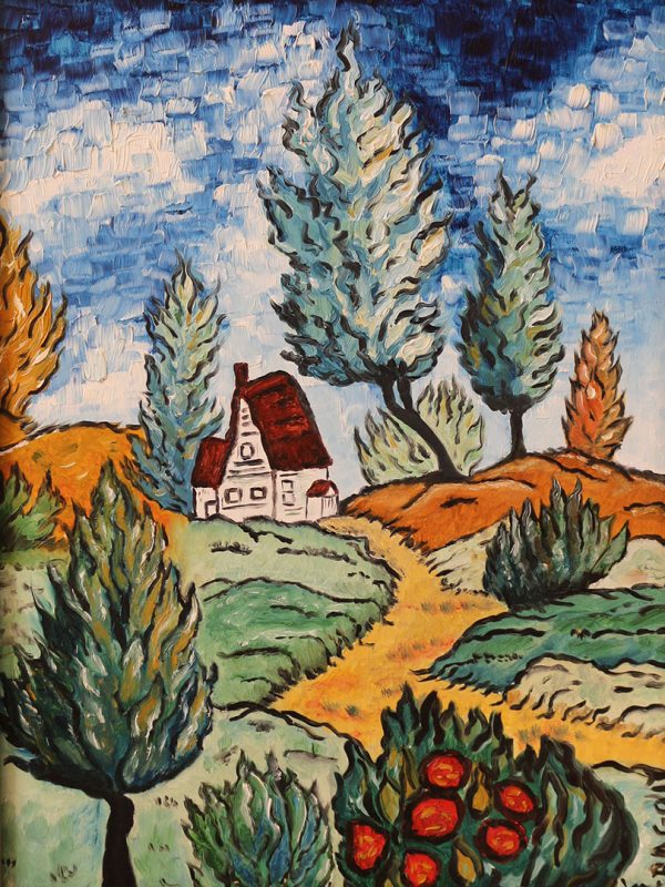Vihar - Van Gogh nyomában olaj festmény