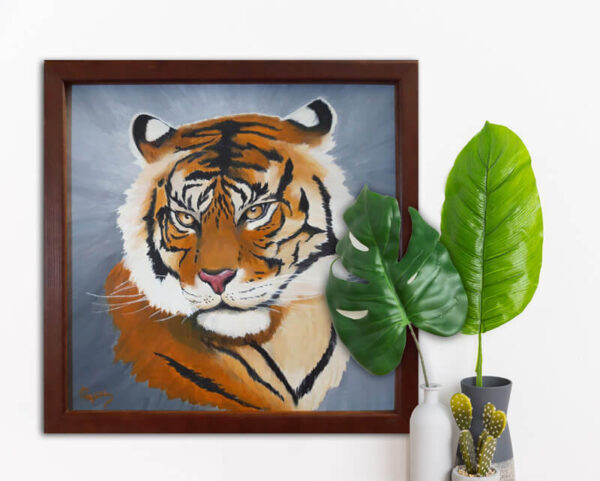 Tigris festmény, falikép