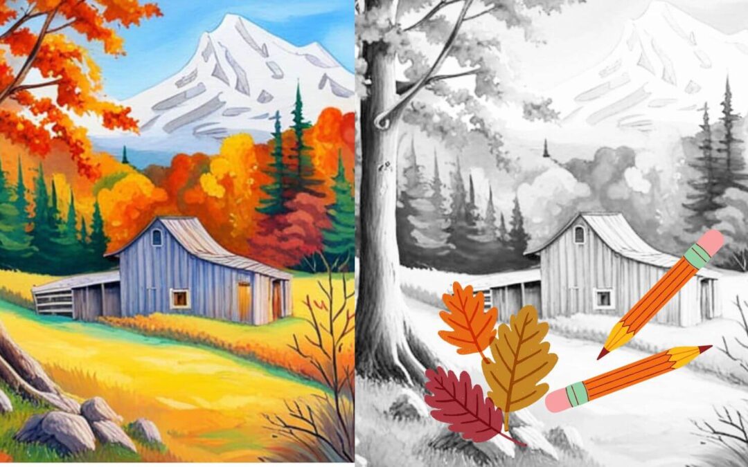 Nyomtatható őszi színezők és kifestők felnőtteknek